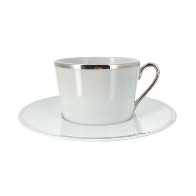 RITZO FILET PLATINUM Pair-tea cup 22cl