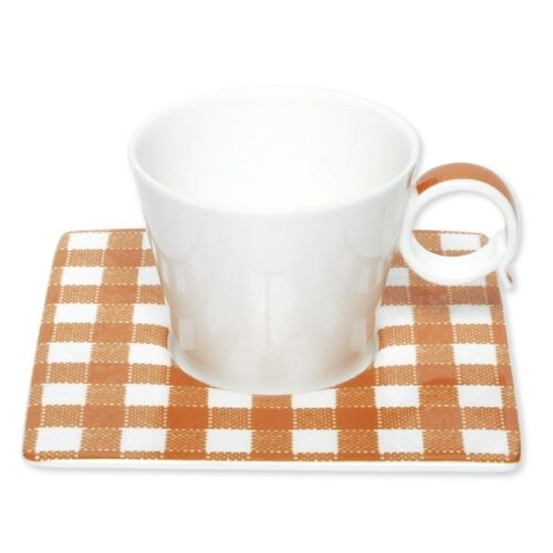 HOME orange paire tasse moka 10cl