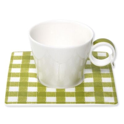 HOME olive pair mocha cup 10cl