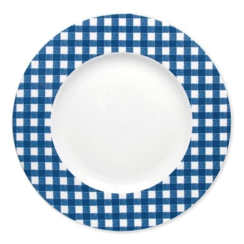 HOME bleu assiette plate 29cm