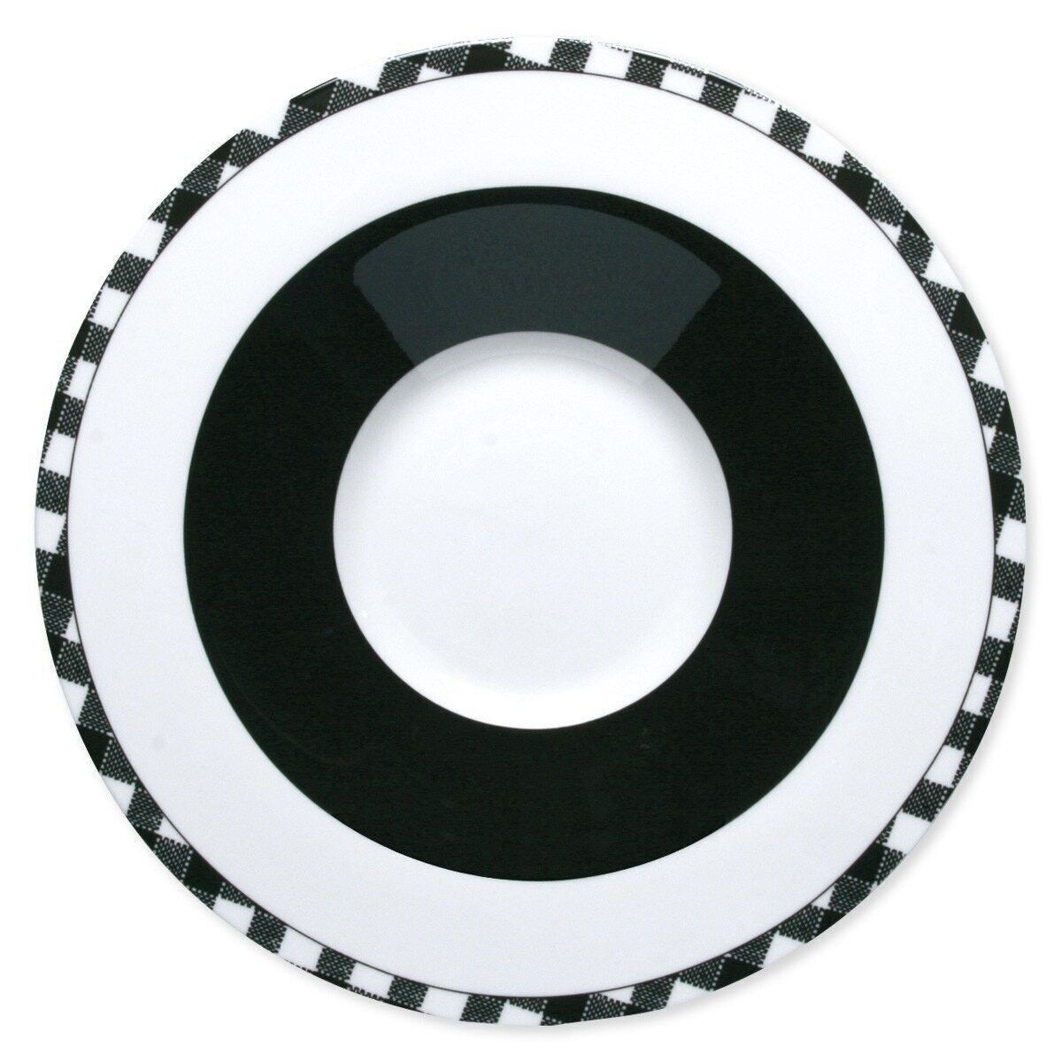 HOME schwarzer Suppenteller 24cm