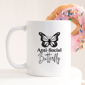 Tasse papillon anti-sociale