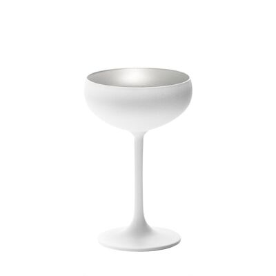 FIVE White silver champagne cupé 23cl