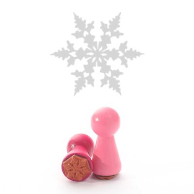 Titre du tampon à motif : Mini tampon · Flocon de neige de Judi-Kins