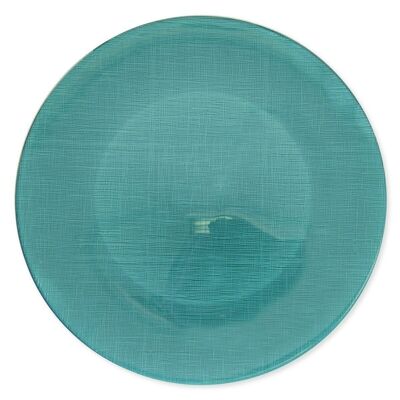 ASTRID Turquoise Presentation plate 33cm