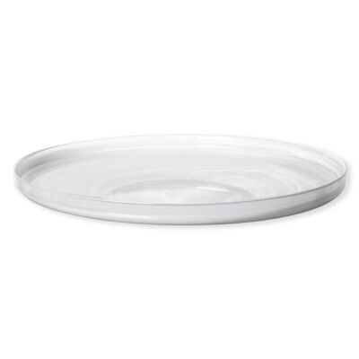 BATISTA White Flat bowl 40cm