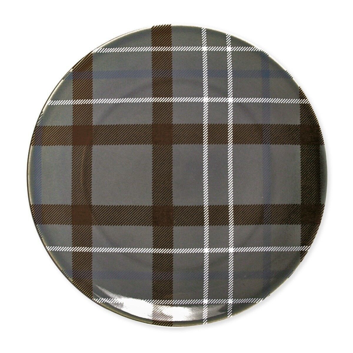 TRENDY DUNKELGRAU Flacher Teller 27cm