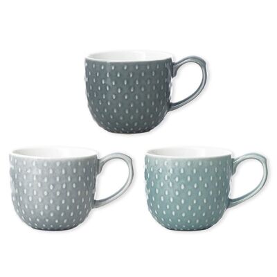 PINTO 6 Mugs 30cl 3 assorted decorations