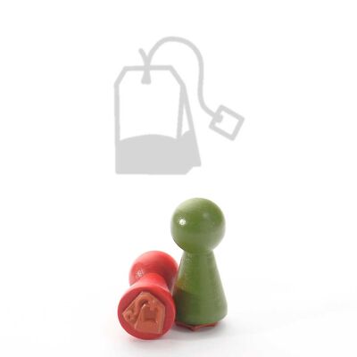 Motif stamp title: Mini stamp · Teatime teabags by Judi-kins