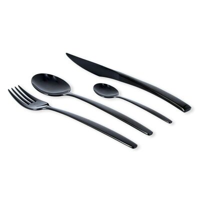 NEPAL NOIR Cutlery set of 24 pieces
