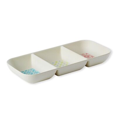 LILYROSE Dish 3 compartments 12x25cm