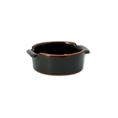 DIGO Plat rond noir 12cm