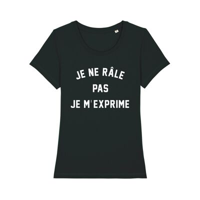 BLACK TSHIRT I DON'T RALE I EXPRESS WOMAN