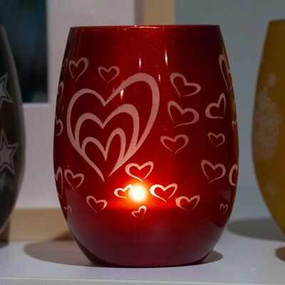 Tealight holder VIK FESTIVE Hearts Cartoon