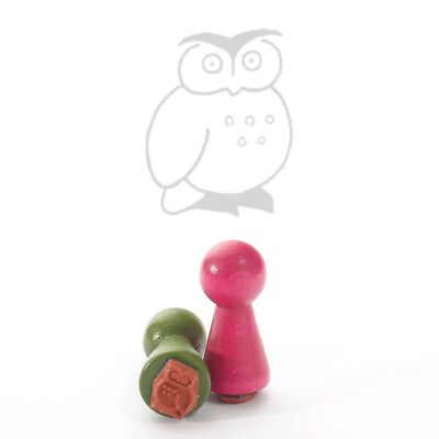 Motif stamp title: Mini stamp owl