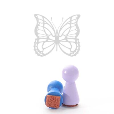 Titre du tampon motif : Mini tampon papillon