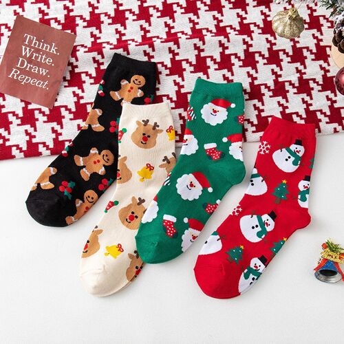 Christmas Socks(A set of four pairs)
