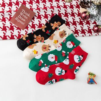 Chaussettes de Noël (un ensemble de quatre paires) 2