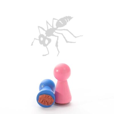 Titre du tampon motif : Mini tampon fourmi