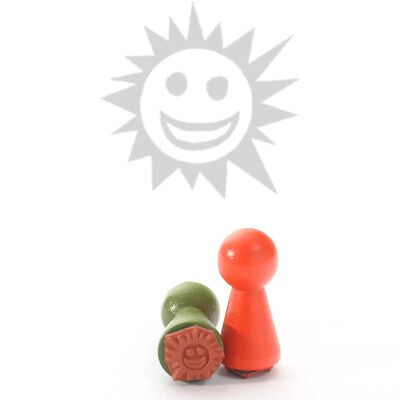 Motivstempel Titel: Ministempel Sonne