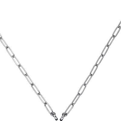 Glamour - cadena de ancla de eslabones largos de acero inoxidable de 50 cm