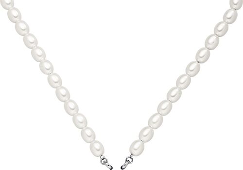 Glamour - Perlenkette 50cm Edelstahl