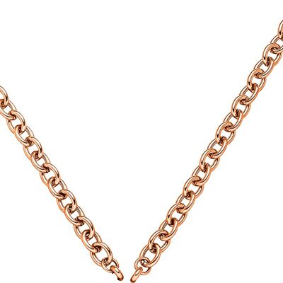 Glamor - round anchor chain 50cm stainless steel - rosé