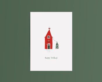 Lot de cartes de Noël (5 cartes) 3