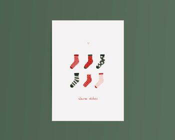 Lot de cartes de Noël (5 cartes) 4