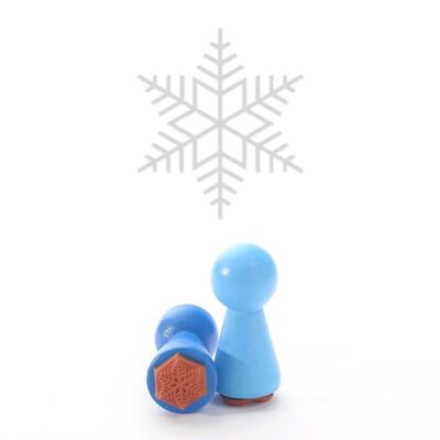 Titre du tampon motif : Mini tampon flocon de neige