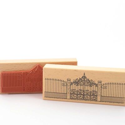 Motif stamp Title: Paris Garden Gate