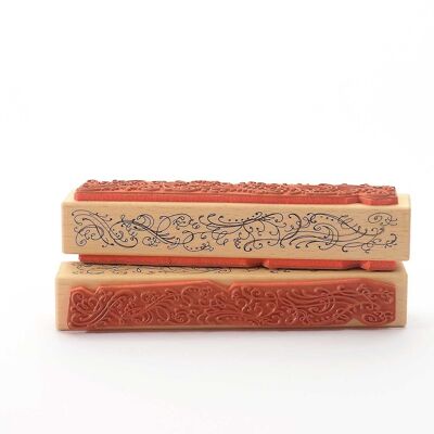 Motif stamp Title: Mini-Bollio Sketched floral ornaments
