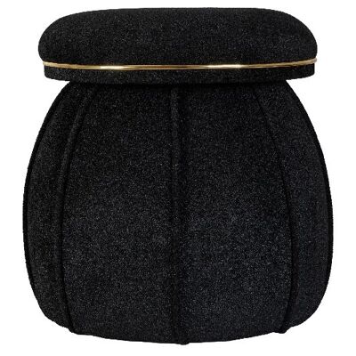 Hocker Corin 135 Schwarz / Gold