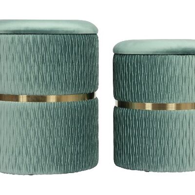 Hocker Milas 100-IN 2er-Set Mint