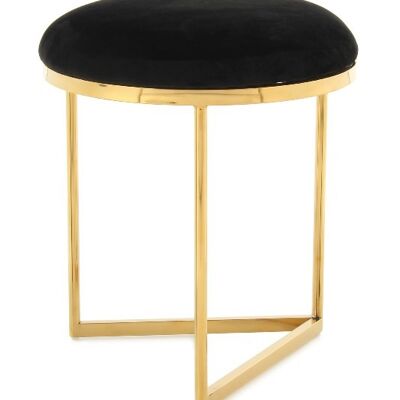 Hocker Wynona 325 Schwarz / Gold