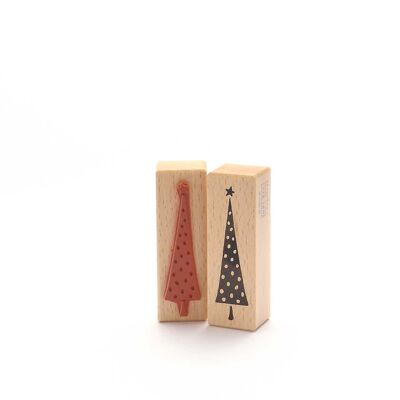 Motif stamp title: Christmas tree with dots