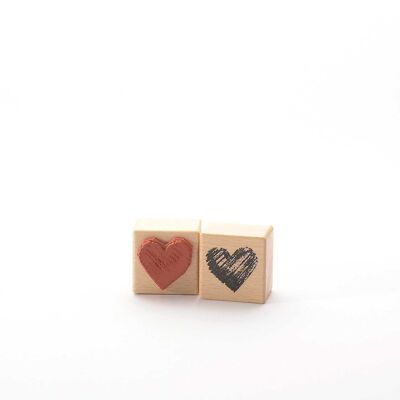 Motif stamp title: hatched heart area