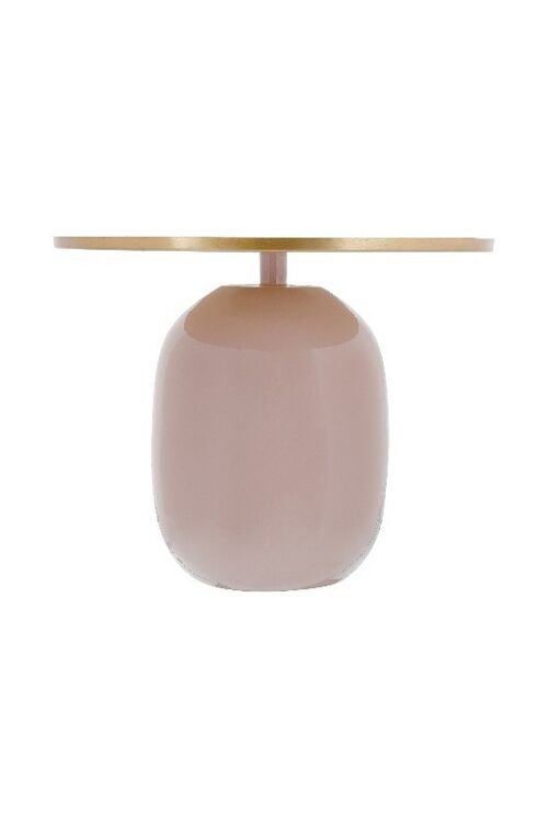 Buy wholesale Side table Art Deco 525 old rose / gold