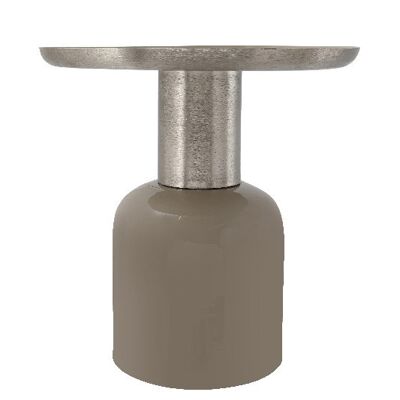 Beistelltisch Art Deco 825 Taupe / Silber