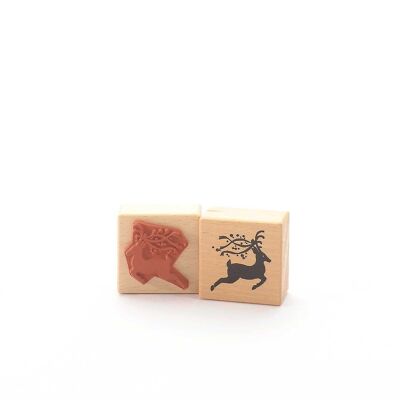 Titre du timbre du motif : plat de rennes