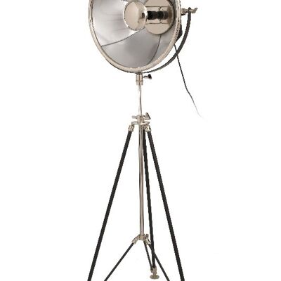 Stehlampe Bowie 125 Schwarz / Silber