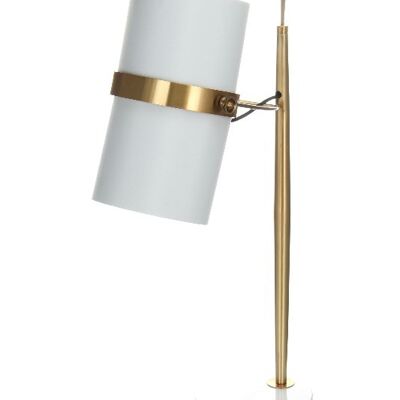 Tischlampe Novum 210 Weiß / Gold