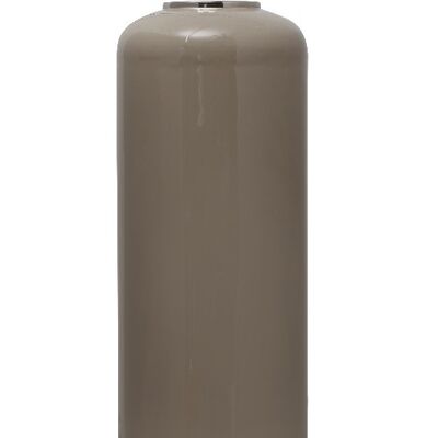 Bodenvase Art Deco 205 Taupe / Silber