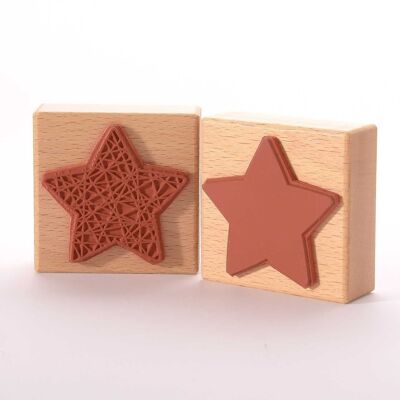Motif stamp Title: Wrapped Star and Plane