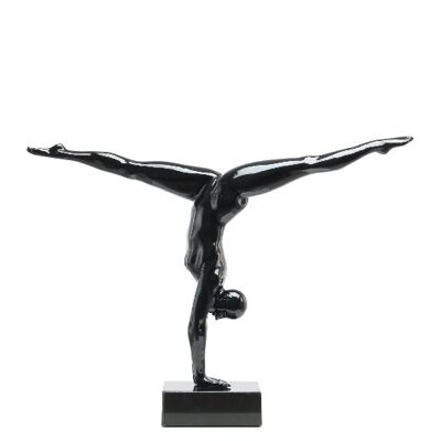 Skulptur Athlete 120 Schwarz