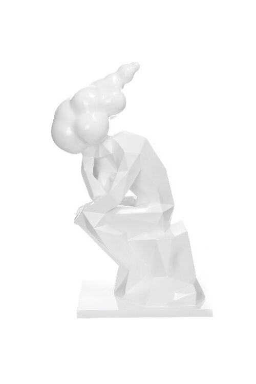 Kaufen Sie Skulptur Kenya 110 Weiß zu Großhandelspreisen