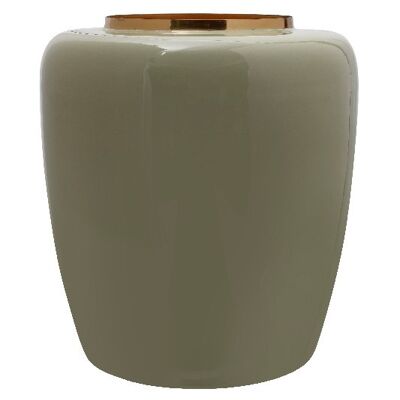 Vase Artisse 100-IN Mint / Gold