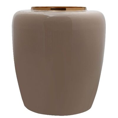 Vase Artisse 100-IN Taupe / Gold