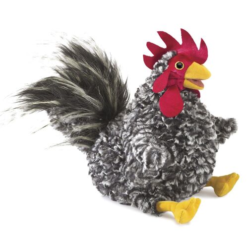 Barred Rock Rooster / Hahn| Handpuppe 3189