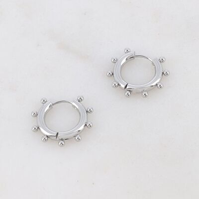 Keano S Hoop Earrings - Silver